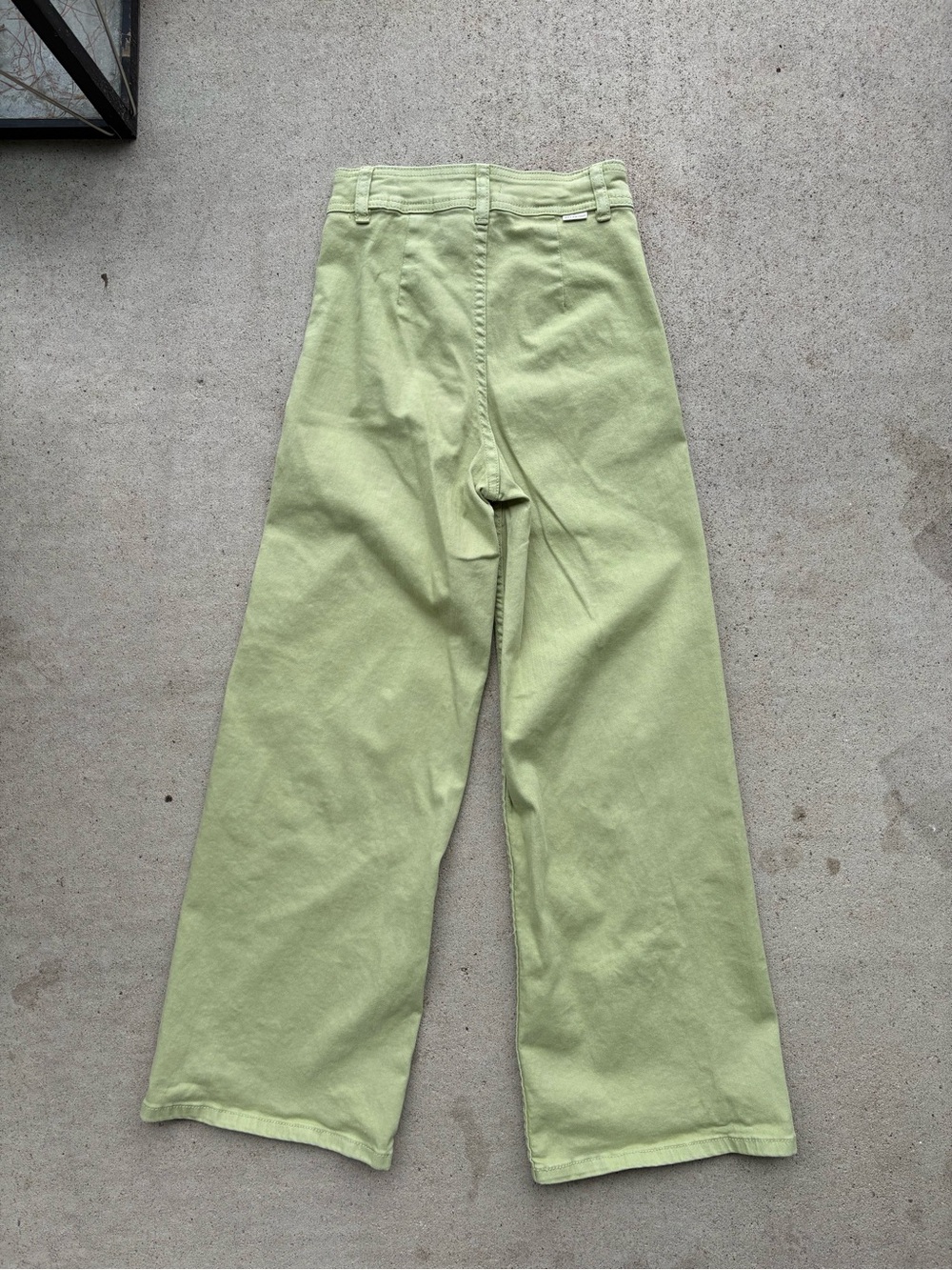 Billabong Free Fall Patch Pocket High Waist Wide Leg Pants Sage 23x27⁠ - Picture 2 of 4